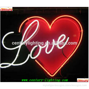 love heart neon sign